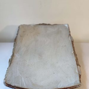 Slumped Platter-White, 2007