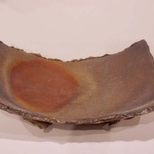 Slab Platter with Brown Halo, n/d