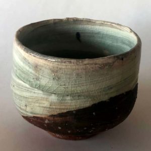 Shigaraki Tea Bowl with Slip, 1982