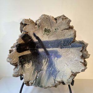 Blue X Platter, 2013