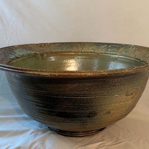 Big Green Sink with Chattered Rim, 1999