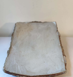 Slumped Platter-White, 2007