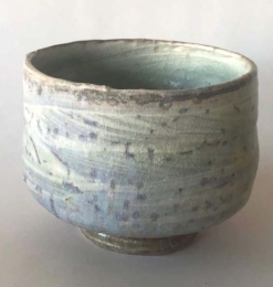 Shigaraki Tea Bowl with Slip, 1982